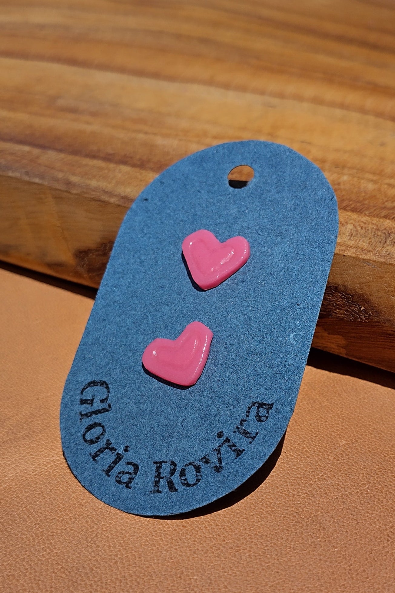 Pendientes DULCE CORAZÓN Rosa