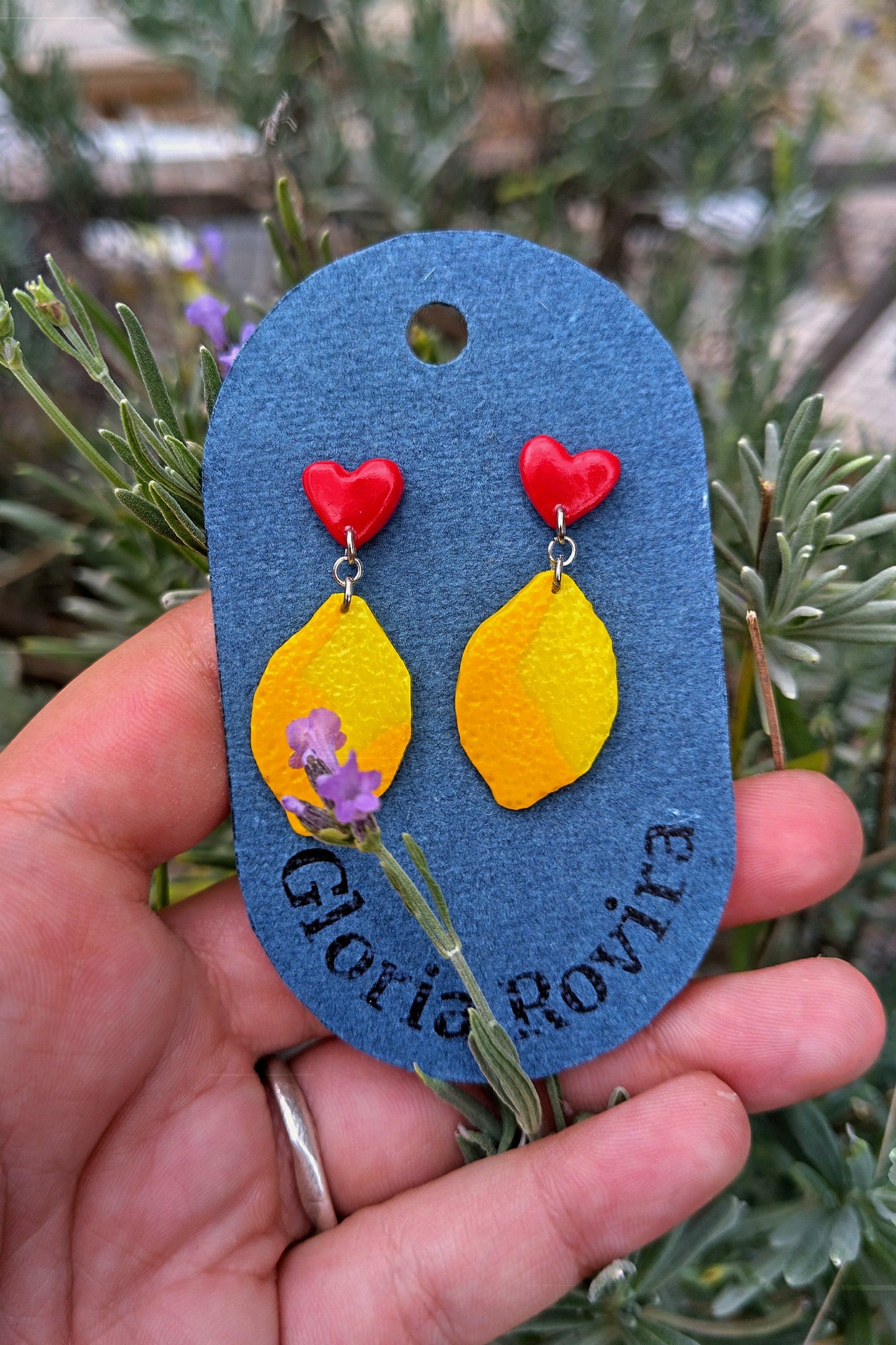 Pendientes Corazón de Limón