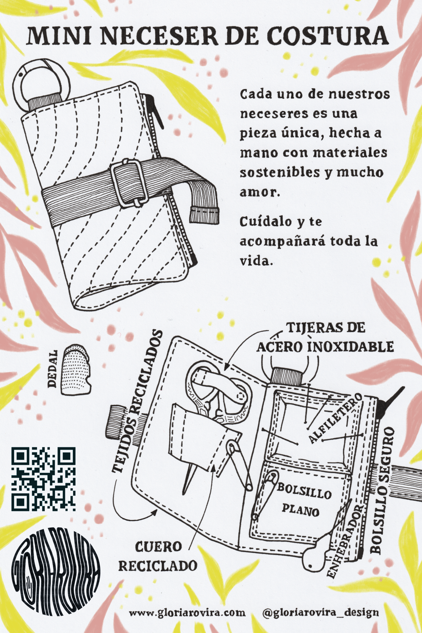 Mini neceser de costura