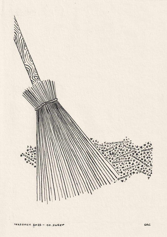 Ilustración Inktober 2025 SWEEP (Original)