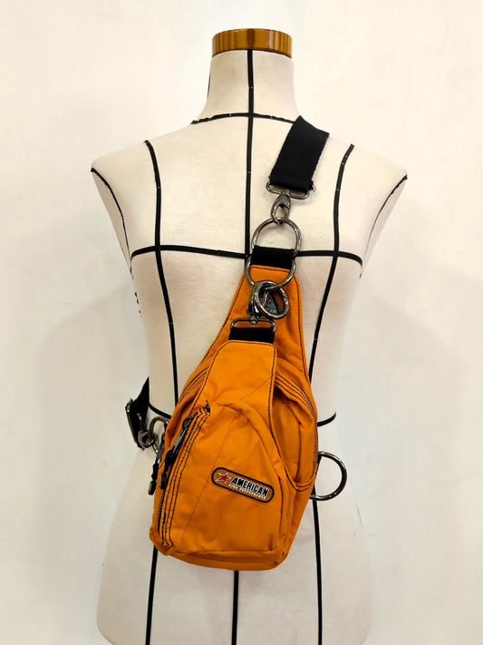 Mochila multiposición naranja