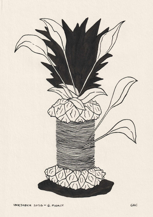Ilustración Inktober 2025 PIERCE (Original)