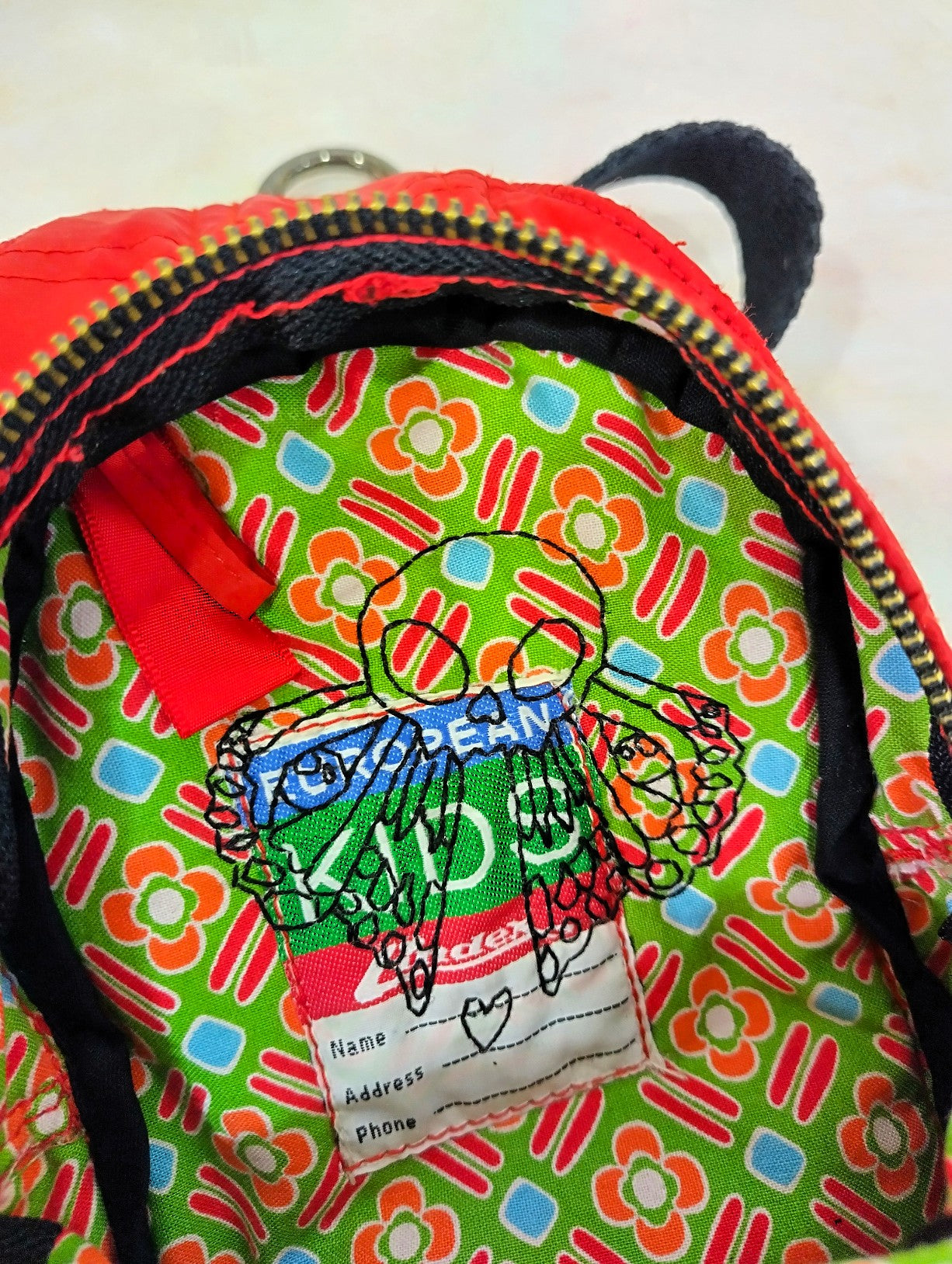 Mochila multiposición roja