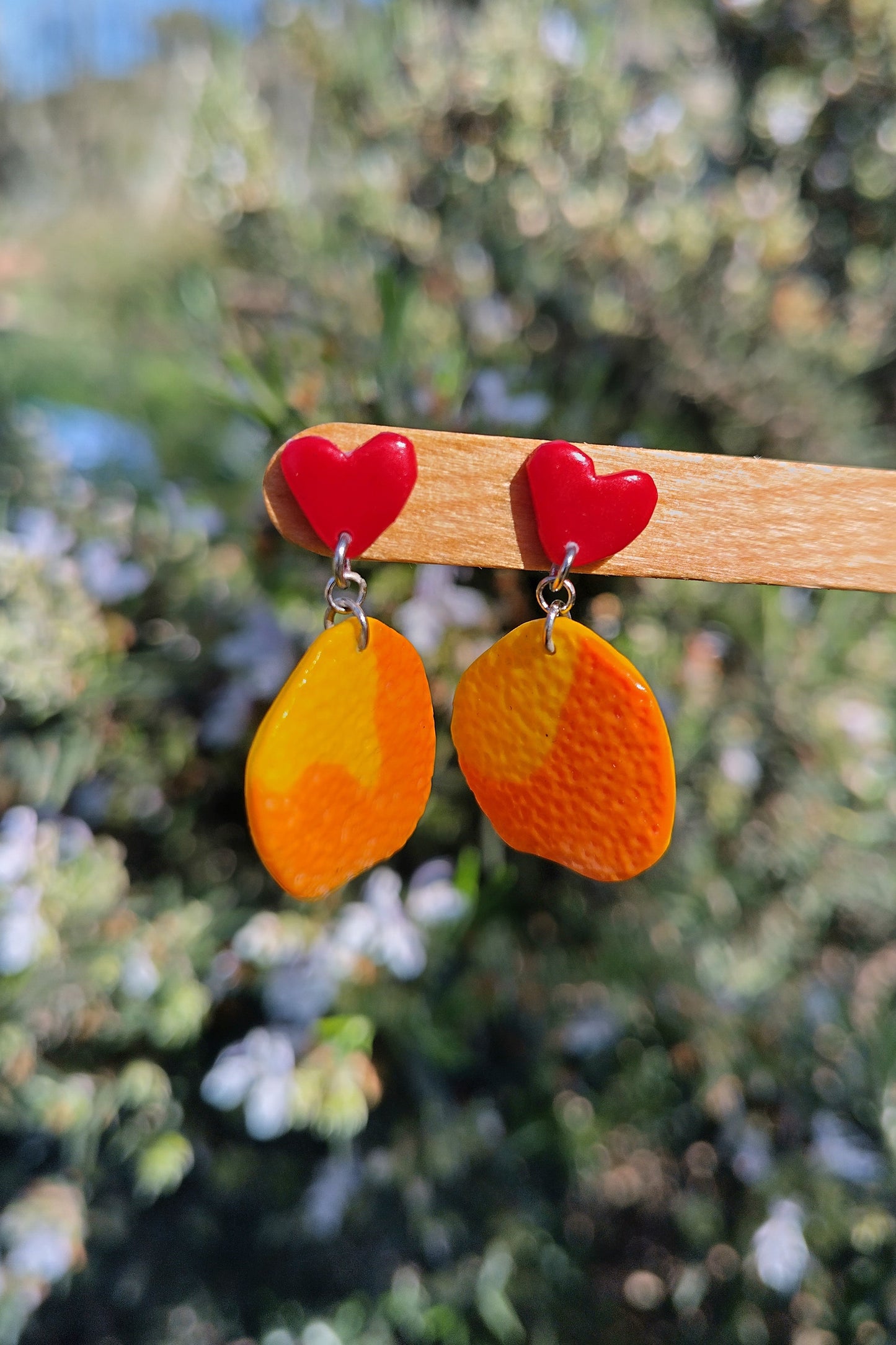 Pendientes Corazón de Naranja