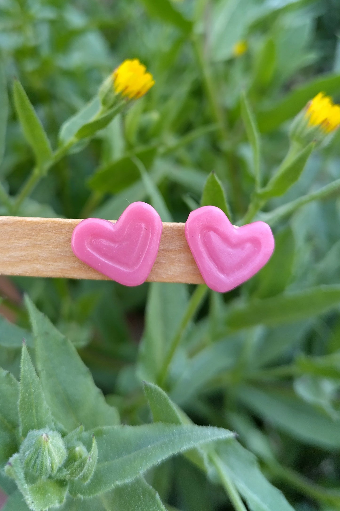 Pendientes DULCE CORAZÓN Rosa