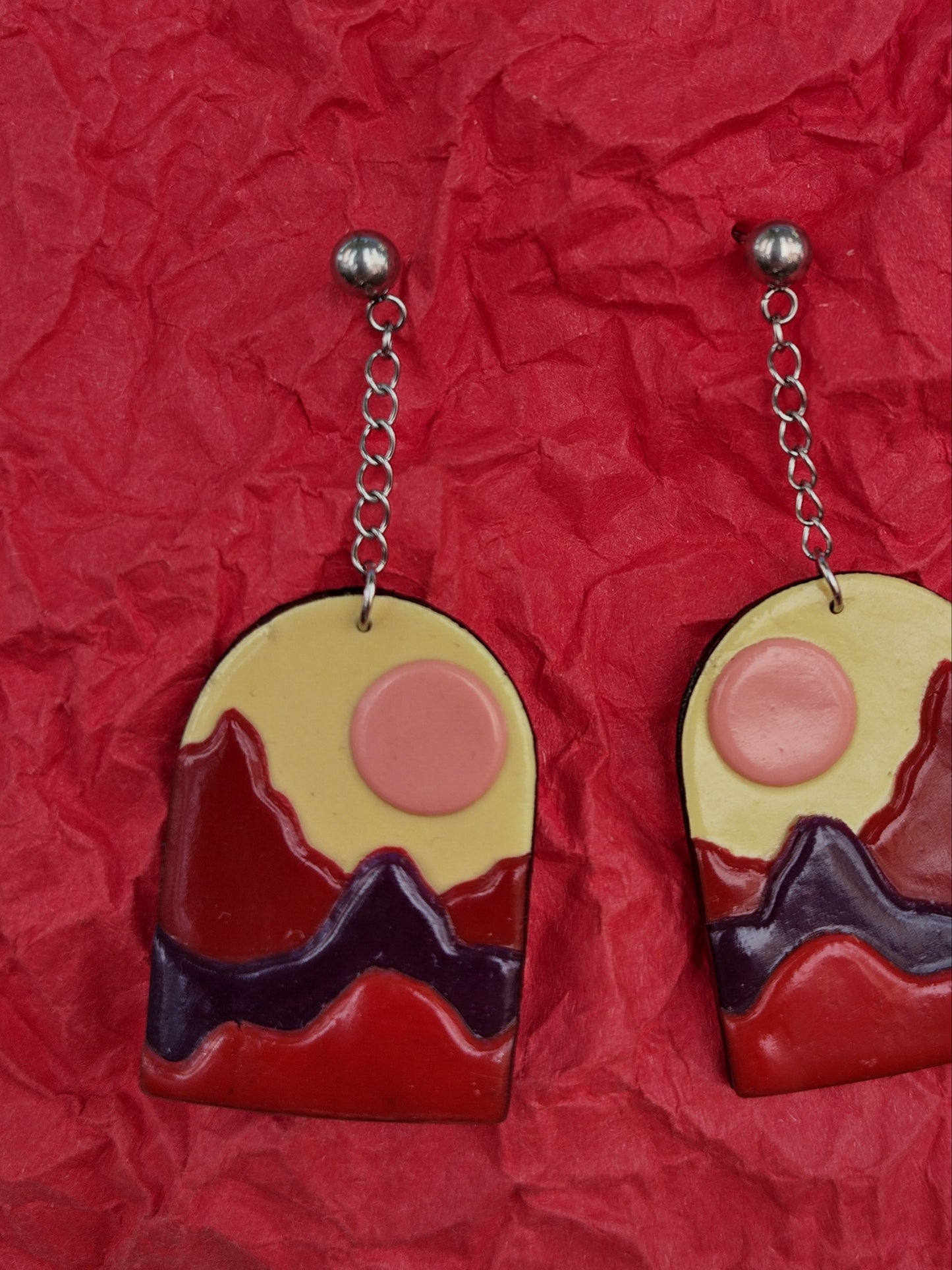 Pendientes ROIS rojos